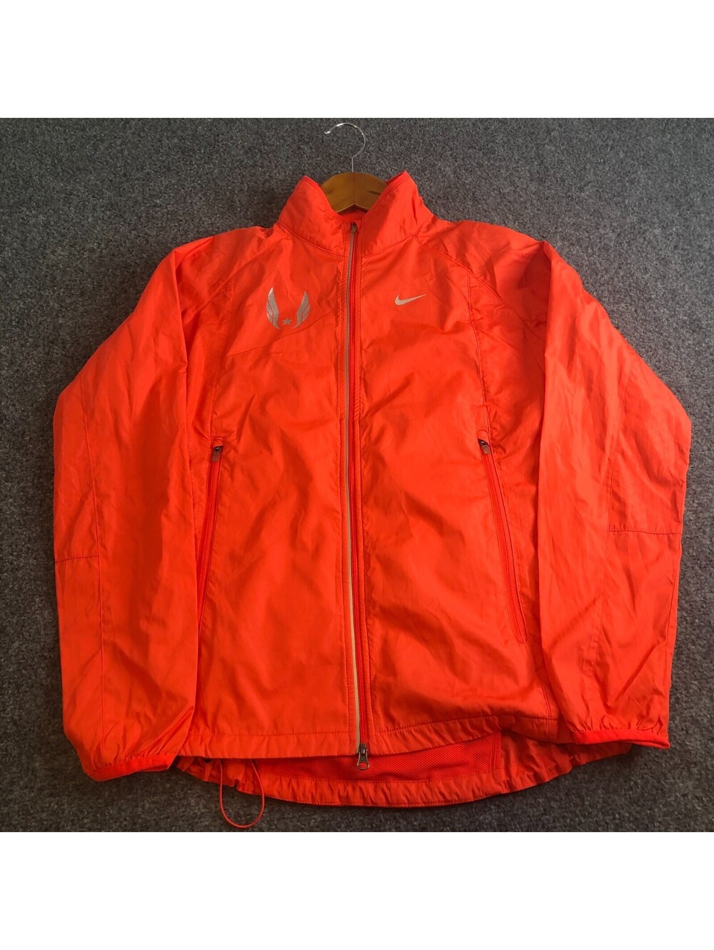 Nike Track and Field Team USA Jacket Womens Small Storm Fit Full Zip Vented